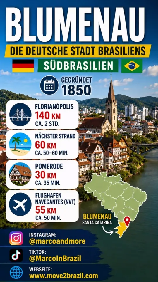AUSWANDERN NACH BLUMENAU: EIN STÜCK DEUTSCHLAND IN BRASILIEN